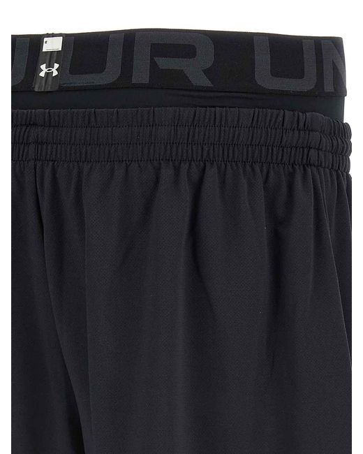 Balenciaga Black Short X Under Armour for men