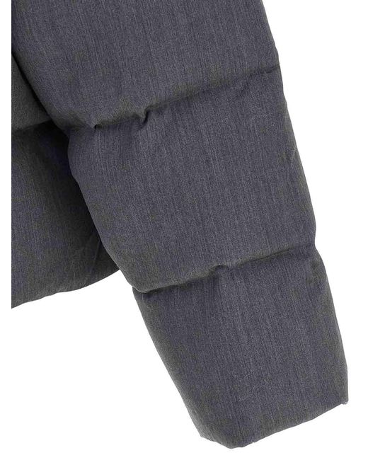 Entire studios Gray Mml Puffer Down Jacket for men