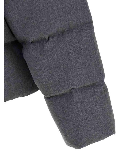 Entire studios Gray Mml Puffer Down Jacket for men