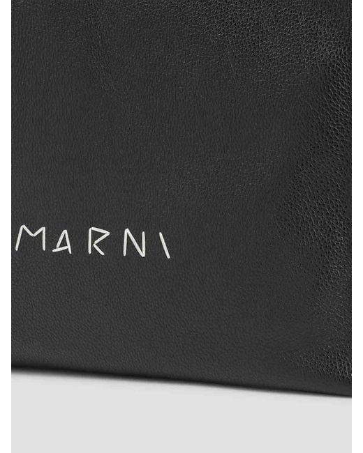 Marni Black Museo Soft New Large Shoulder Bag