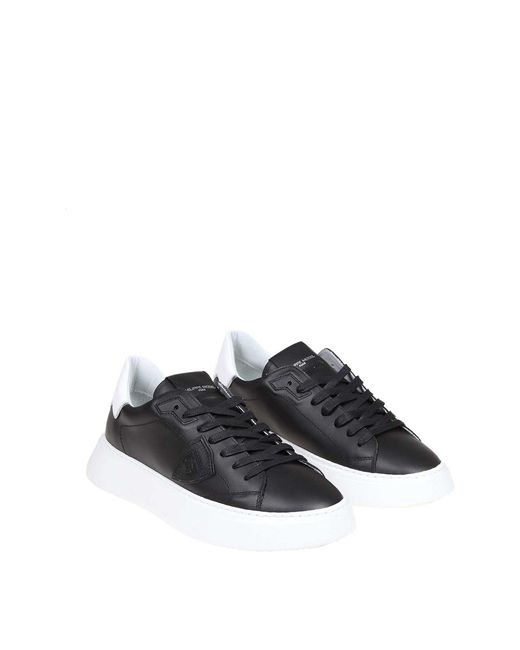 Philippe Model Black Temple Sneakers for men