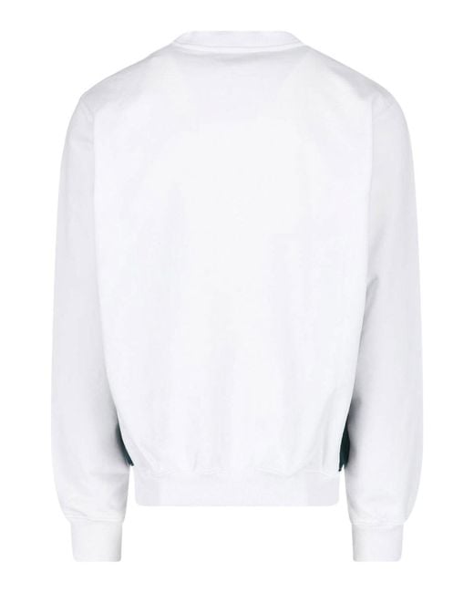 Casablanca White Logo Sweatshirt for men
