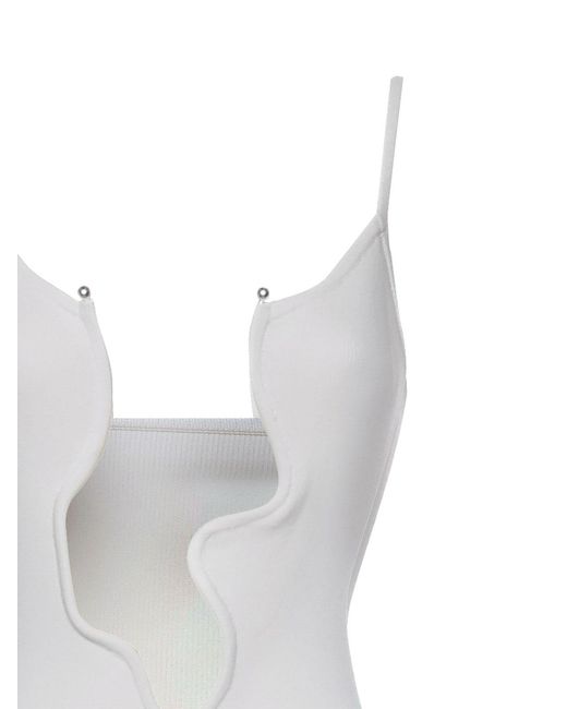 Christopher Esber White Salacia Wire Sunray Dress