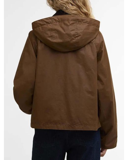 Barbour Brown Myra Wax Duffle