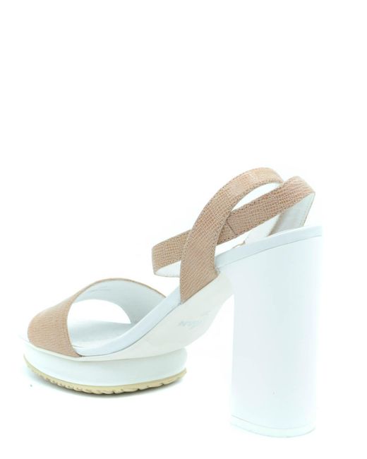 Hogan White Sandals