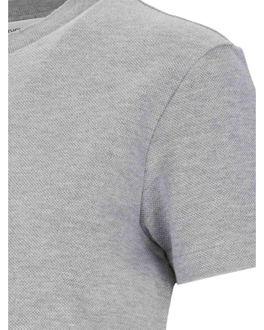 Thom Browne Gray Retro Tricolor Detail T-Shirt