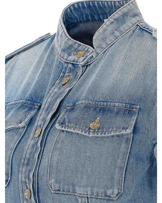 McQueen Blue Denim Dress
