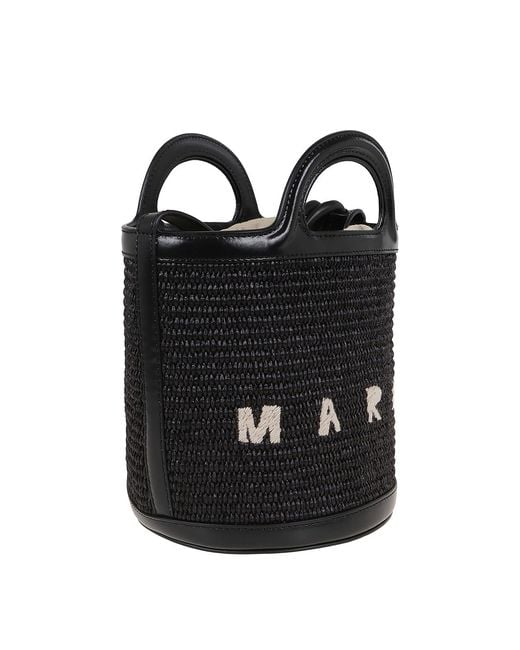 Borsa A Secchiello di Marni in Black
