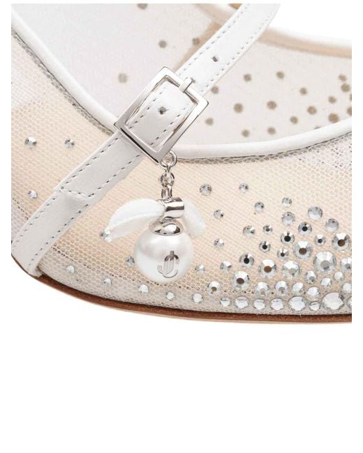 Jimmy Choo White Decollete Aren 65 Tkw