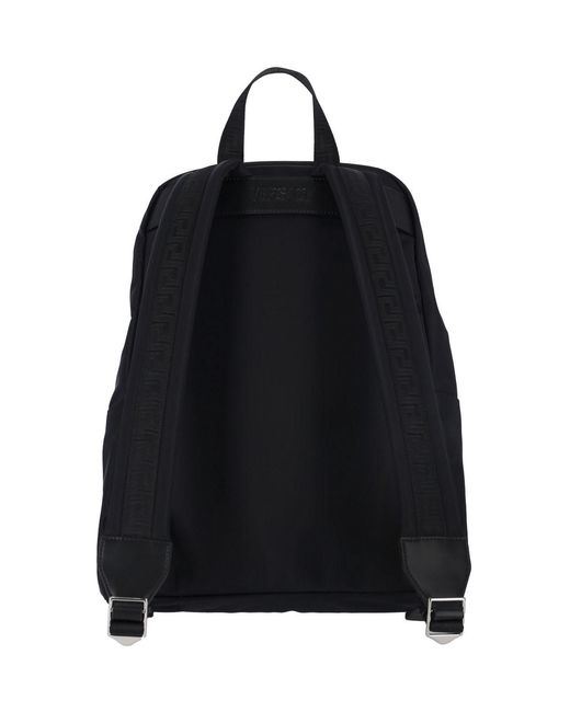 Versace Black Backpack for men