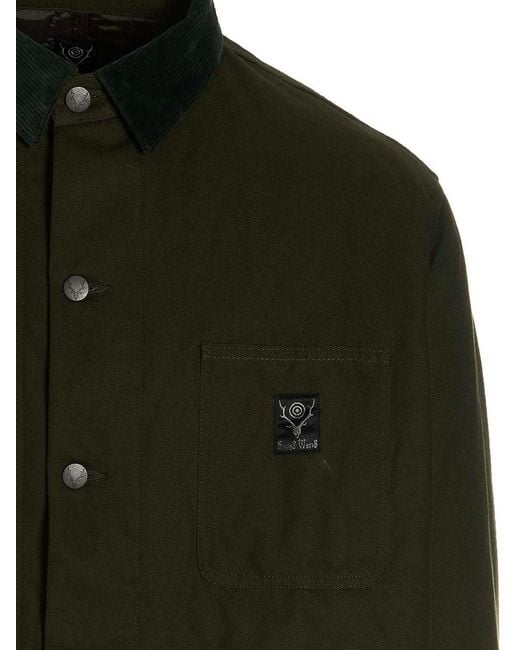 South2 West8 Green Coverall Jacket for men