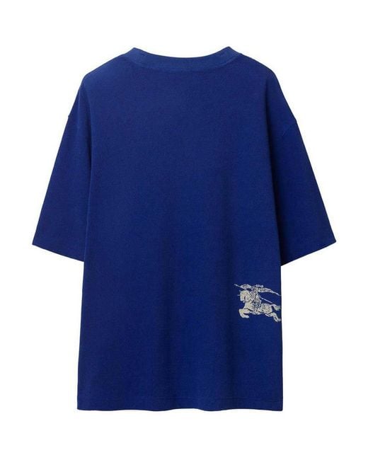 Burberry Blue T-Shirt for men