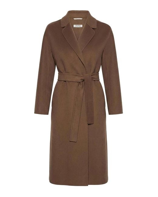 Max Mara Brown Maxmara 'S Esturia Coat