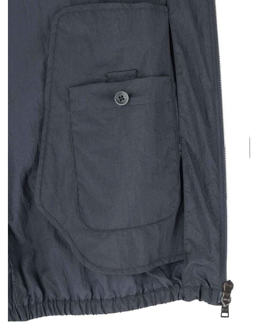 Herno Blue Ripstop Jacket for men