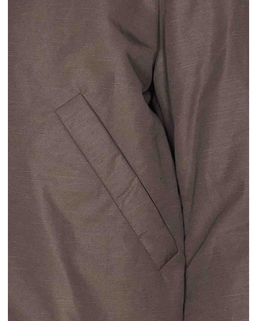 Lemaire Brown Dark Espress Puffer Down Jacket