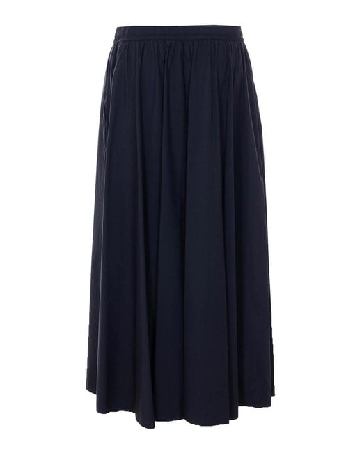 Herno Blue Long Skirt