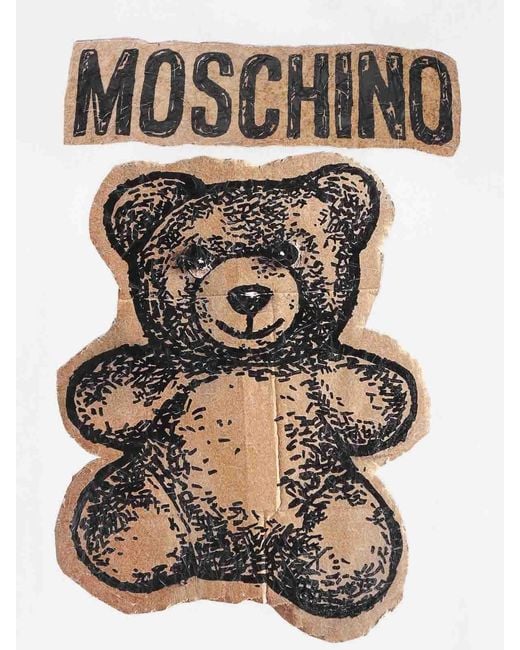 Moschino White Teddy Bear Dress