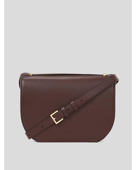 Karl Lagerfeld Brown K/Forever Md Crossbody