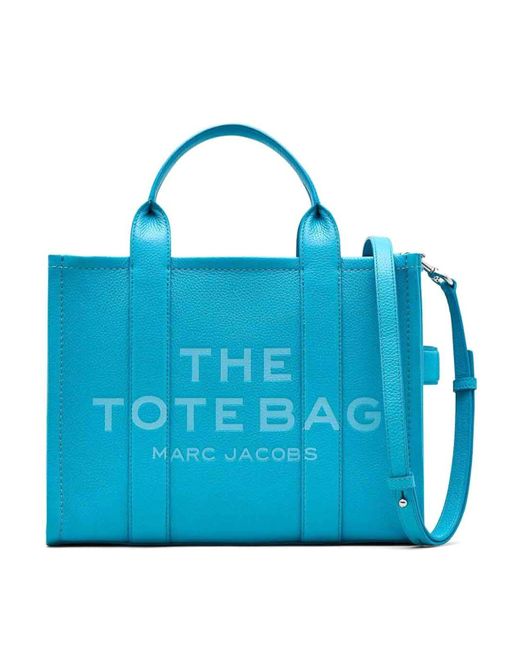Marc Jacobs Blue The Leather Medium Tote