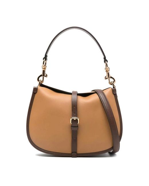 Etro White Medium Leather Pony Bag