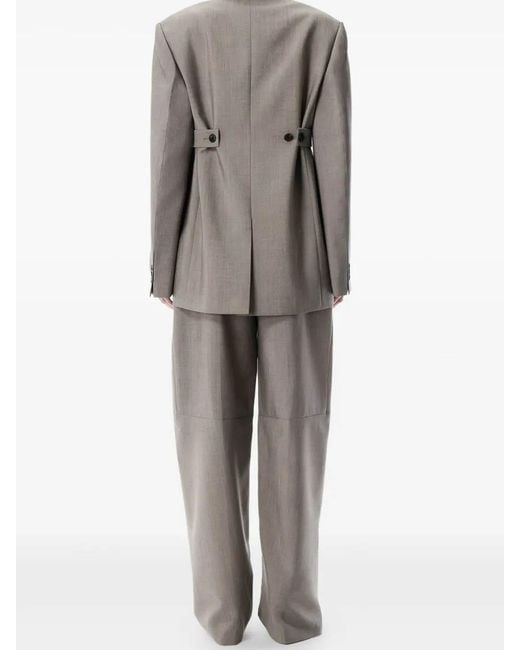 Alexander Wang Gray Jacket With Logo