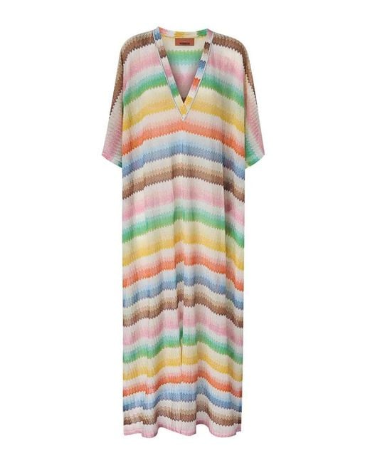 Missoni White Long Cover Up