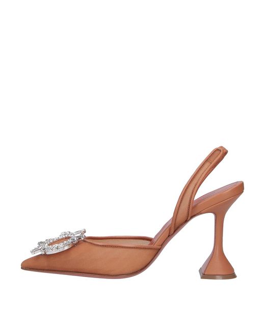 AMINA MUADDI Pink Begum Slingback Pumps