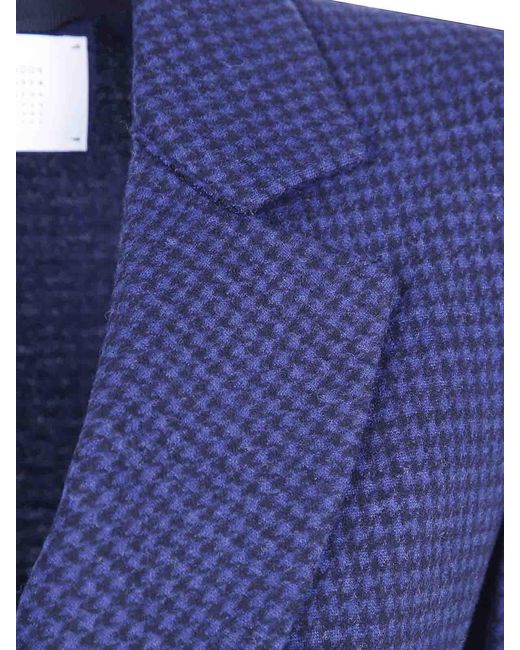 Harris Wharf London Blue Double Breast Blazer