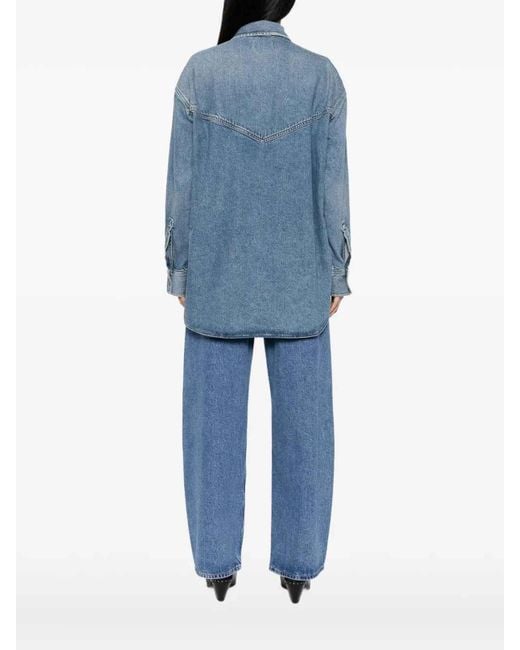 Agolde Blue Lotta Denim Jacket