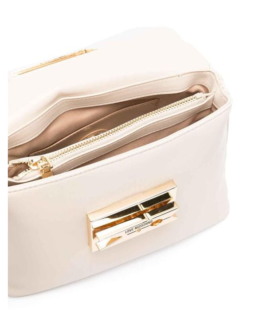 Love Moschino Natural Cross Body Bag