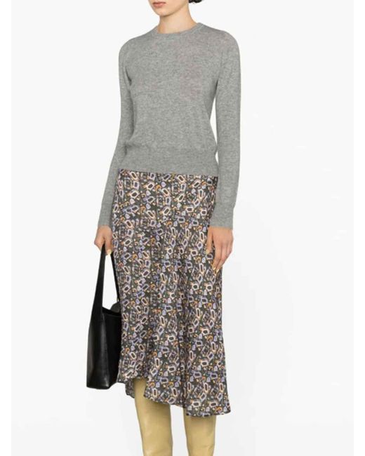 Isabel Marant Gray Crew Neck Sweater