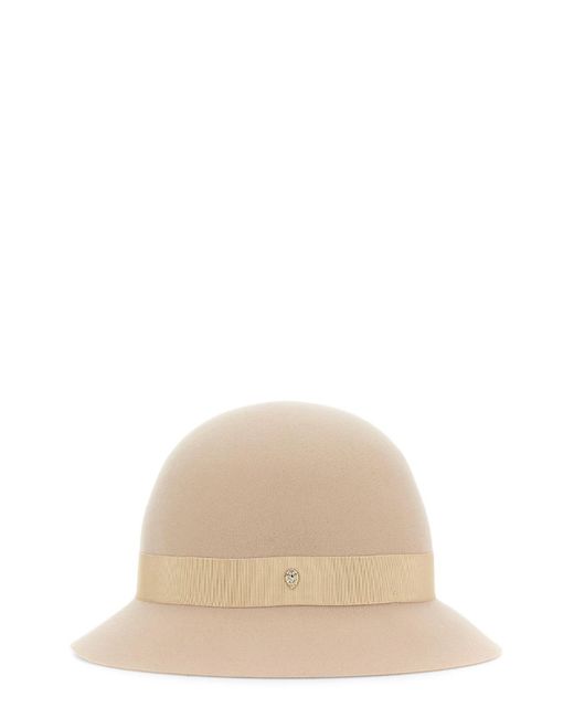 Helen Kaminski Natural Cloque Etta Cap