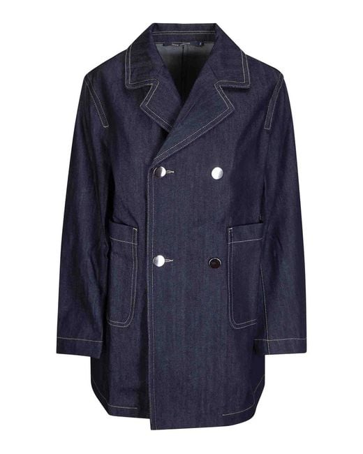 Sofie D'Hoore Blue Caban Jacket