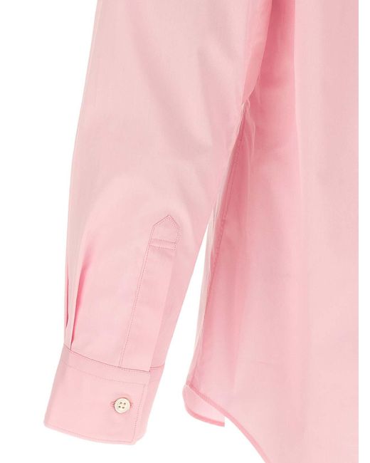 Comme des Garçons Pink Insert Shirt for men