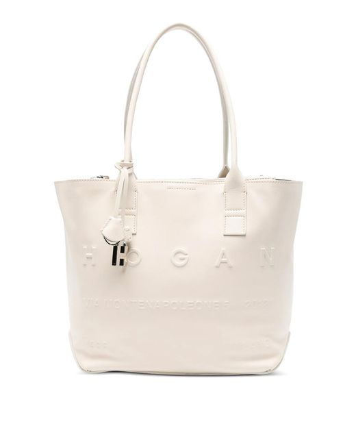 Hogan White Tote