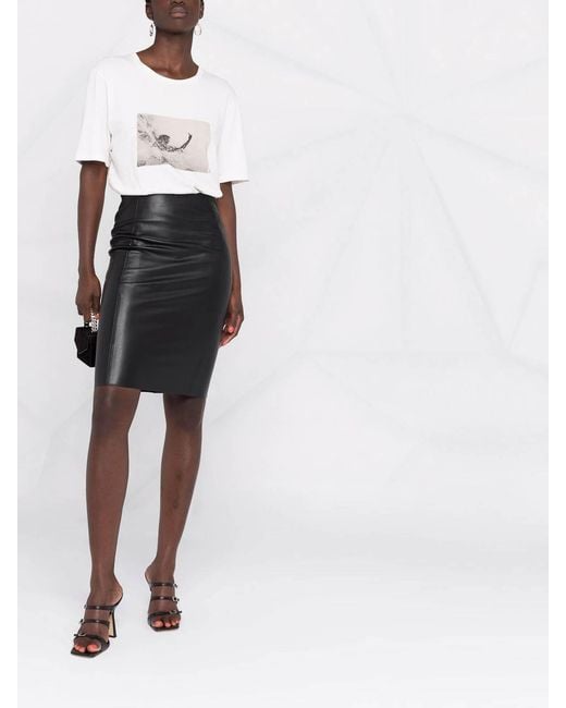 Wolford Black Jenna Midi Skirt