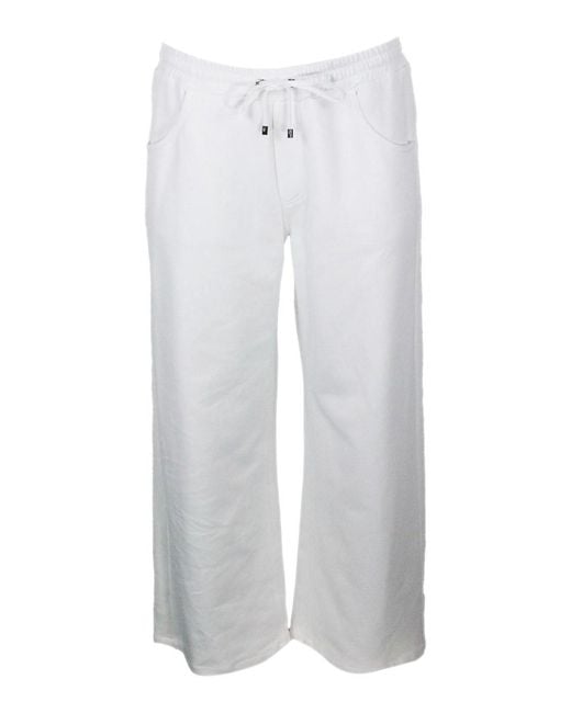 Lorena Antoniazzi White Trousers