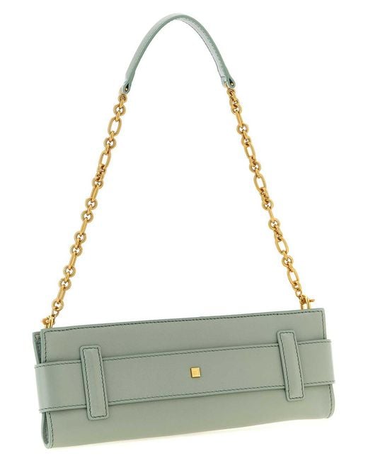 Balmain Green Clutch
