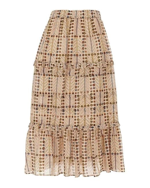 Isabel Marant Natural 'Diya' Skirt