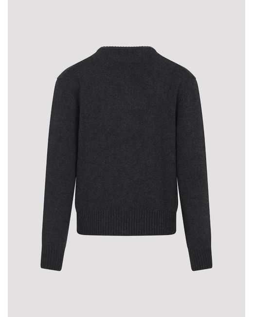 AMI Blue Adc Cardigan for men
