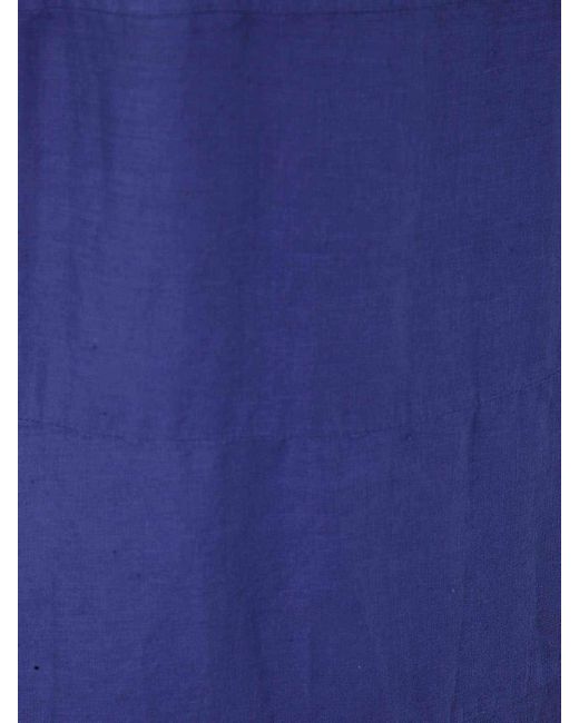 Aspesi Purple Linen Long Dress