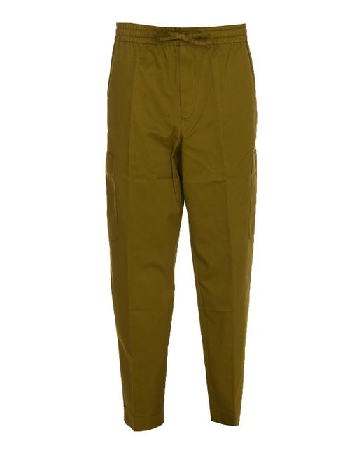 KENZO Green Cargo Pants for men