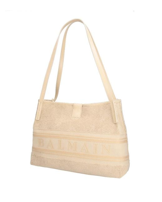 Balmain Natural Small Tote Bag