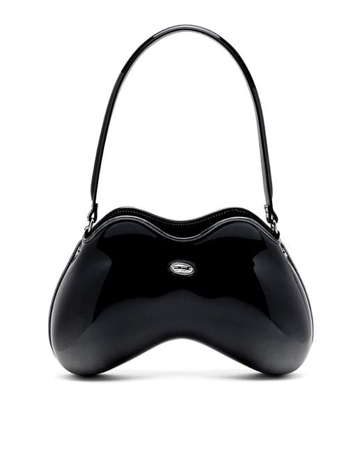 DIESEL Black Double-D Shoulder Bag