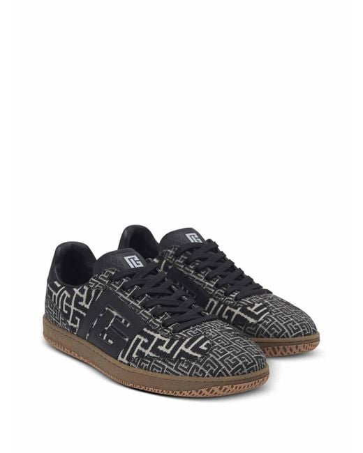 Balmain Black Swan Sneakers for men