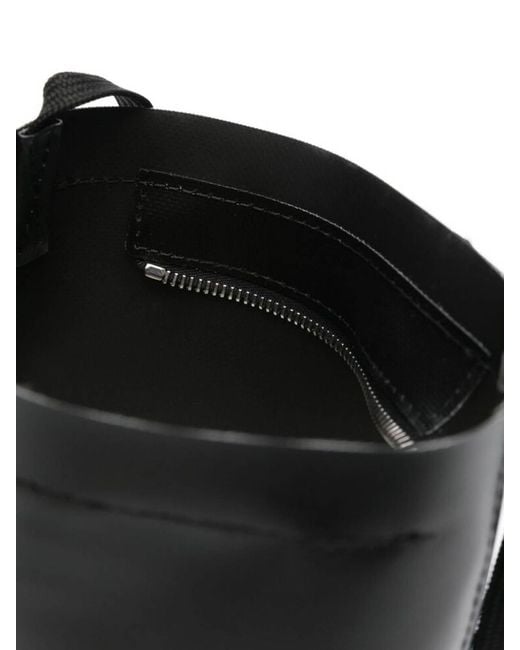Marni Black Logo Print Shoulder Bag for men