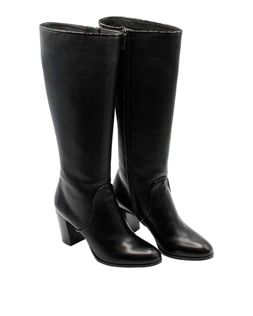Santoni Black Boots