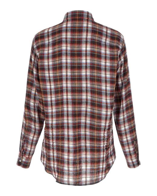 DSquared² Purple Canadian Vintage Shirt for men