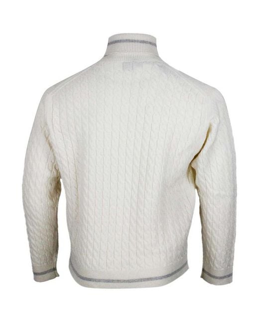 Eleventy White Sweaters for men