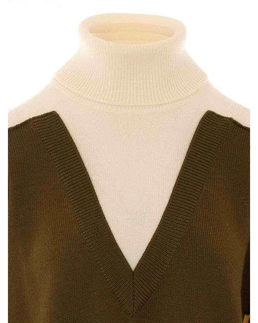 MM6 by Maison Margiela Green And Sweater